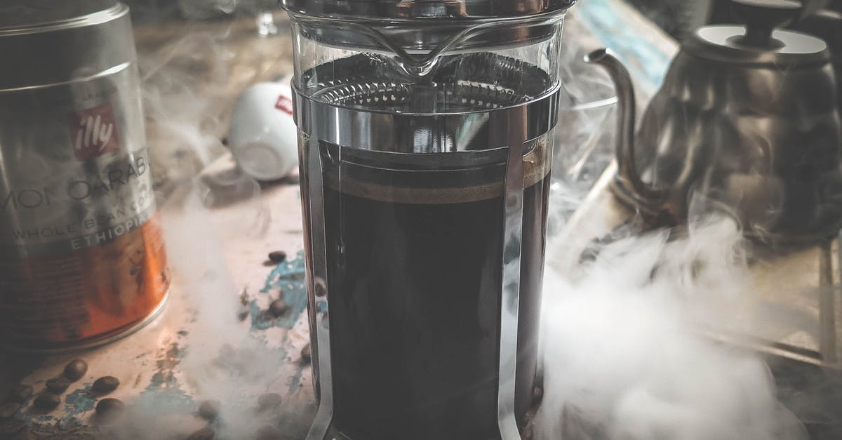 Where can I buy a cup of 'cat poo' coffee (Kopi Luwak) in Melbourne? - Photography of Heating French Press
