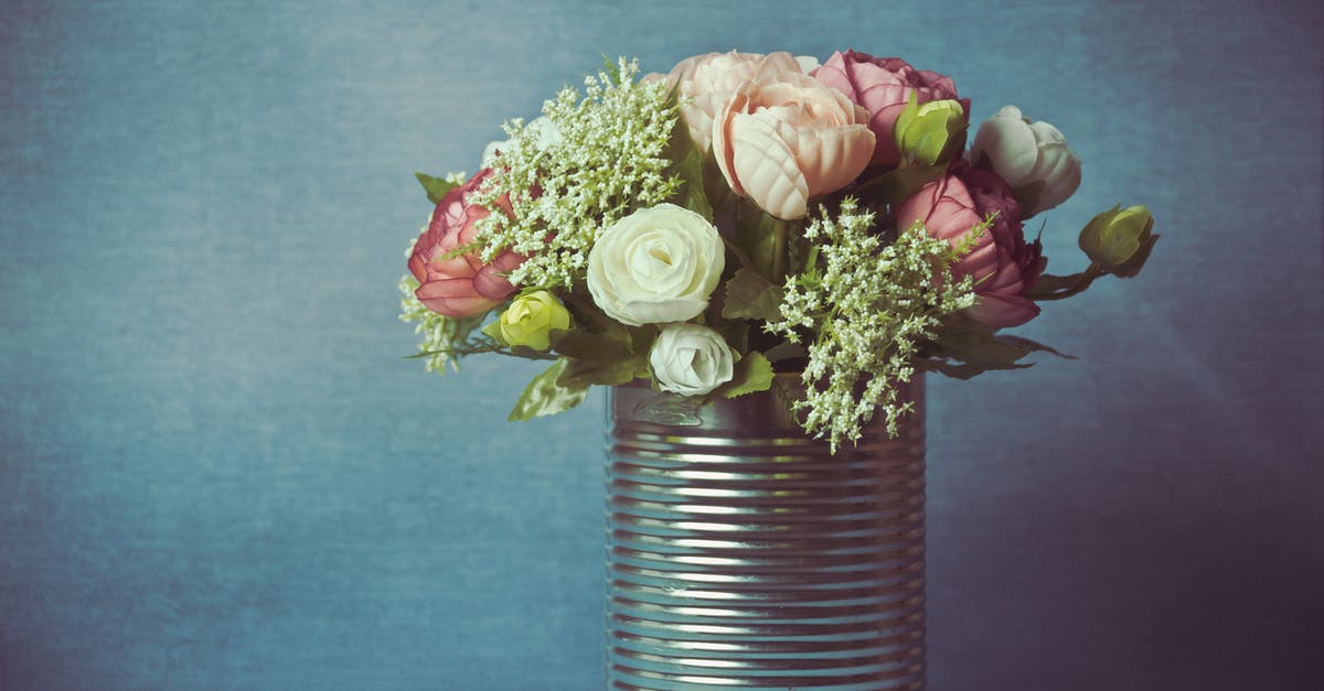 Where can I buy flowers at Paris (ORY/CDG) Airport? - Photo of Bouquet Of Flowers In Can
