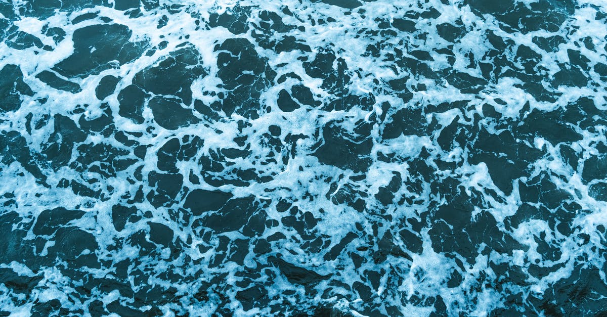 Where can I find a remote location to live in? [closed] - Background of foamy waving blue sea water