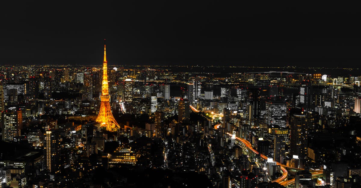 Where can I find high, unobstructed night time views of Tokyo? -  High Rise Buildings Near Tokyo Tower