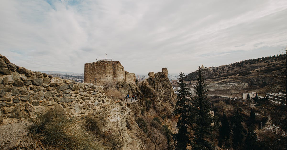 Where do I find this building in Tbilisi, Georgia? - Drone Shot of Narikala Fortress