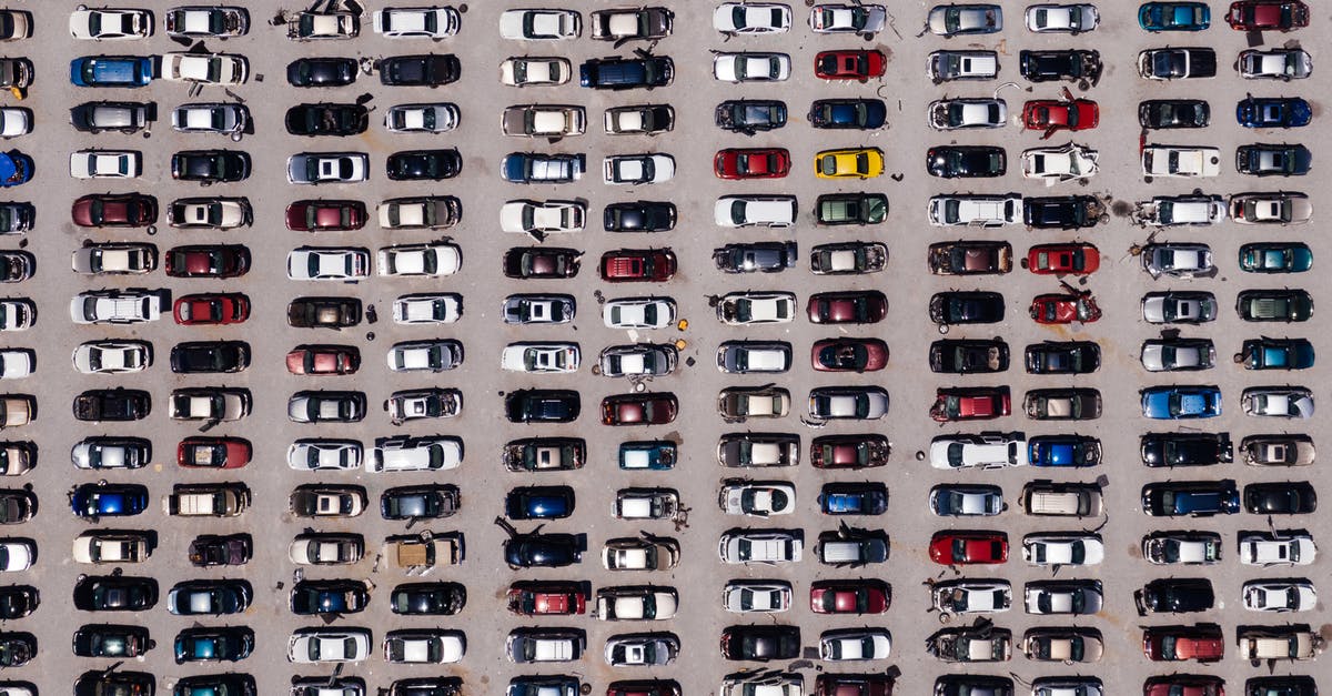 Where do you collect hire cars at Noumea Tontouta airport? - Aerial View of Parking Lot