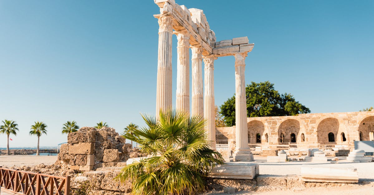 Where is Kechror, Turkey? - White Concrete Pillar Near Green Palm Tree Under Blue Sky