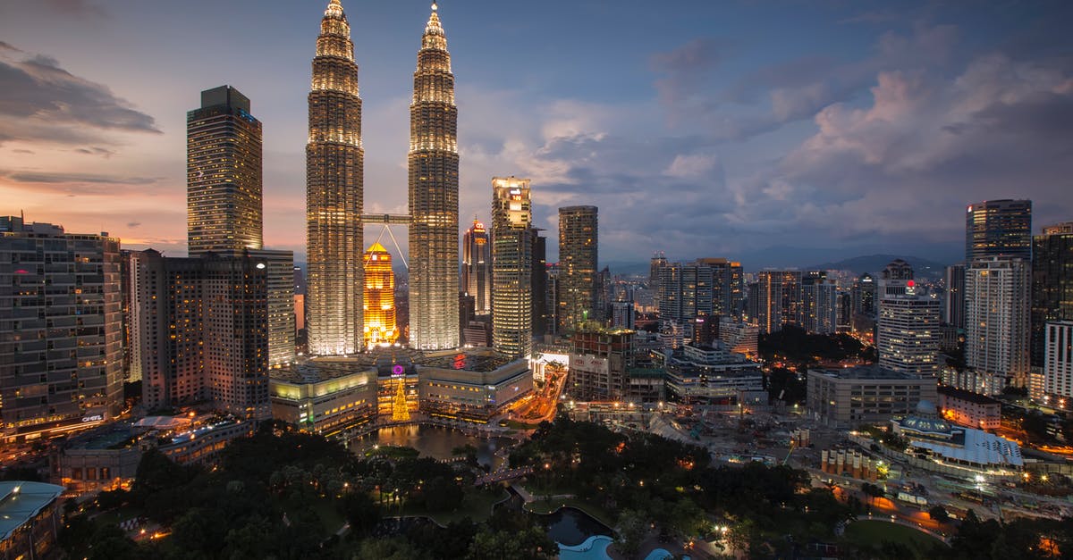 Where is the cityscape in this recent photo, probably in Malaysia? - Petronas Tower, Kuala Lumpur Malaysia