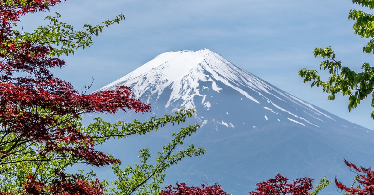 Where is this mountain with very striking bright colors? - Mt. Fuji