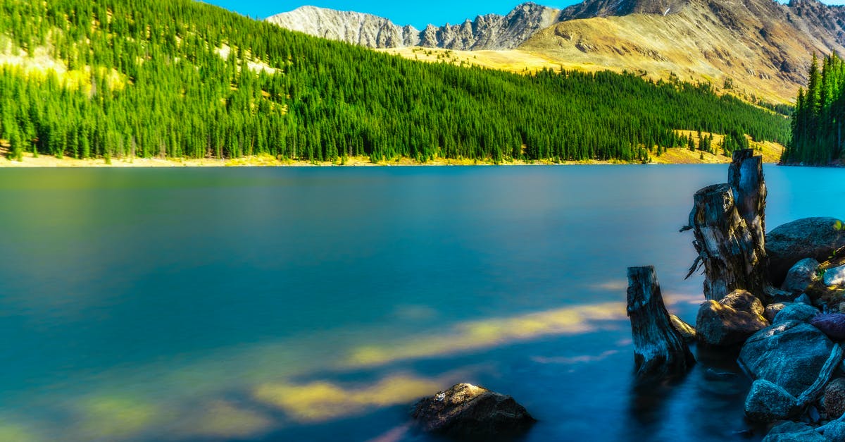 Where is wild camping possible in Europe? - Scenic View Of The Mountains With Green Pine Trees Beside Calm Body of Water