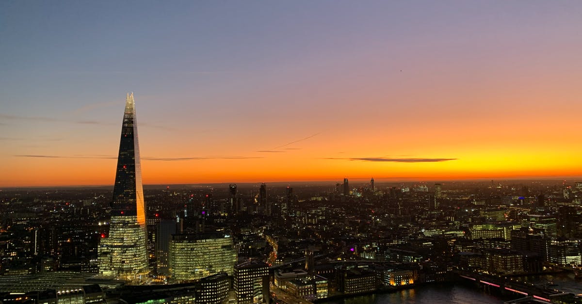 Where should I stay in London with an early Heathrow departure? - City Skyline during Sunset With Body of Water
