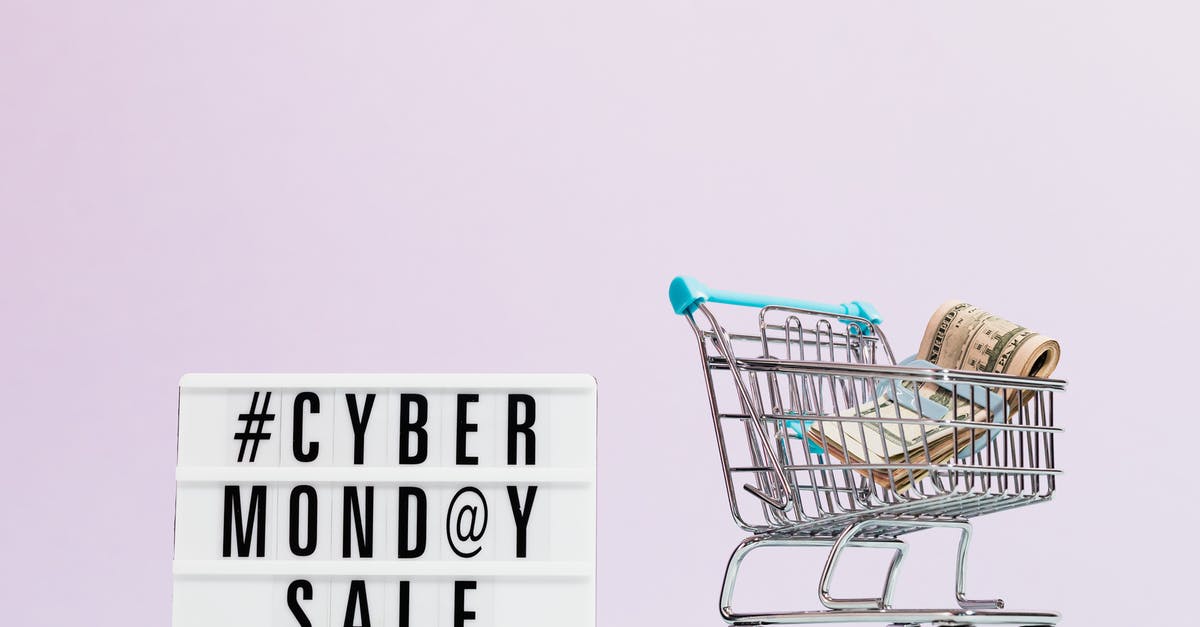 Where to buy tram tickets in Amsterdam - TCas Money On A Shopping Cart Beside A Cyber Monday Sale Signext