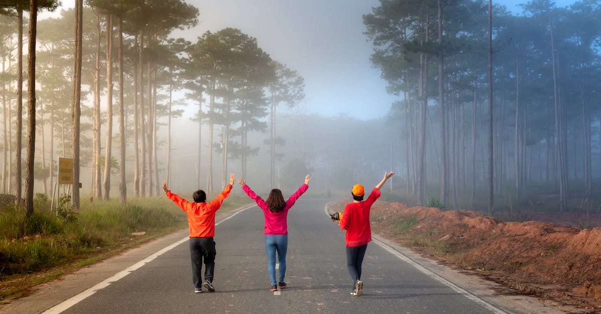 Where to find free printable road maps/atlases online? - 3 People Walking in the Middle of the Street