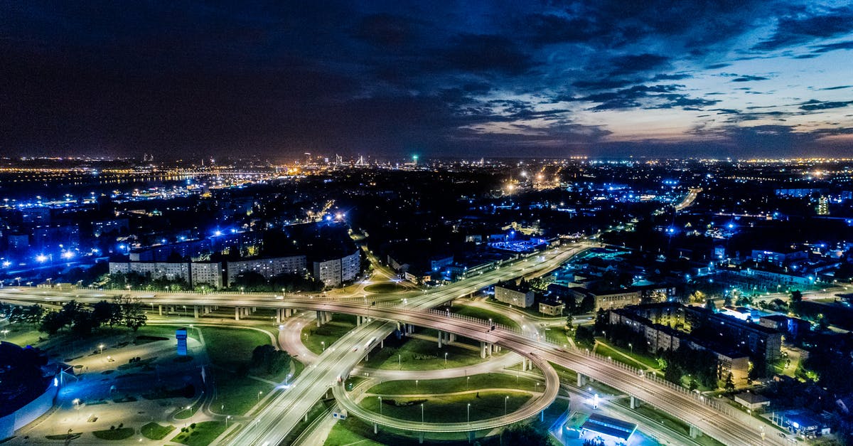 Where to park a car in Luxembourg (city)? - Photography of City during Nighttime