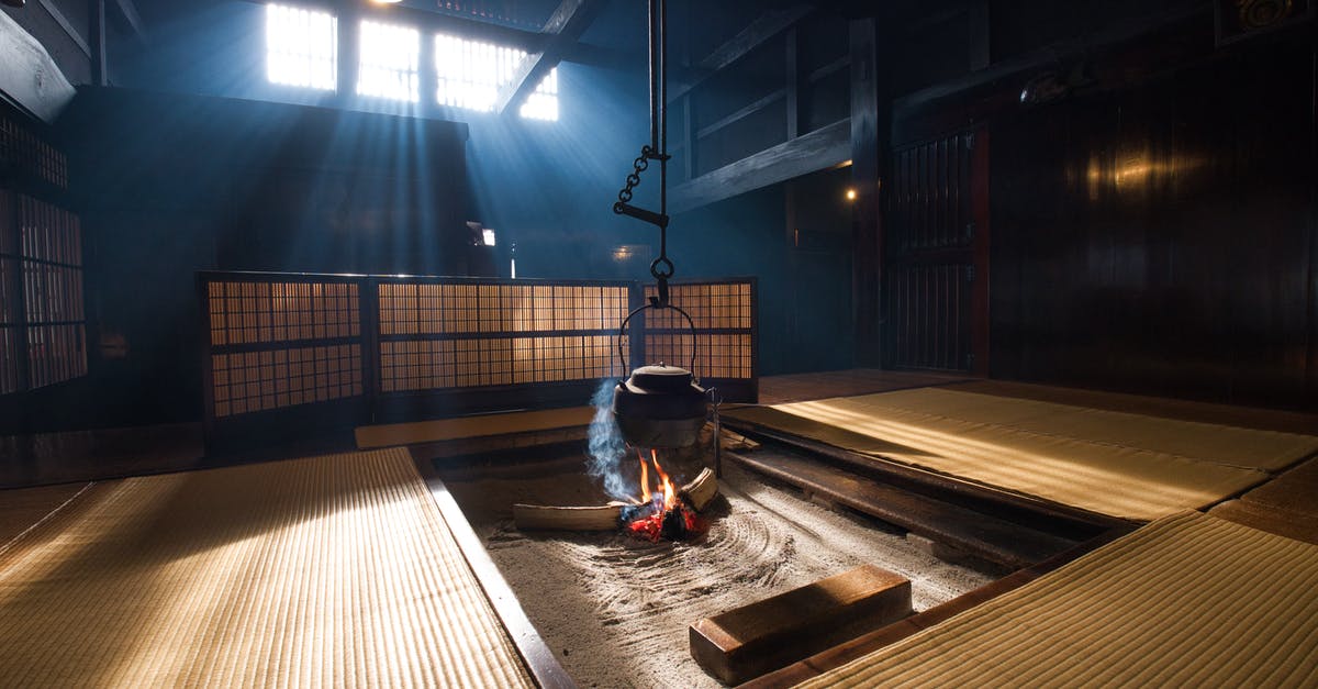 Where to see traditional but everyday Japanese architecture - Black Cooking Pot in the Middle of a Room