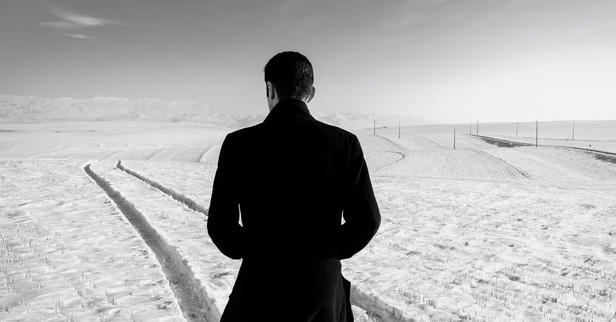 Where to stand for this winter view in Grindelwald, Switzerland? - Unrecognizable man in snowy field