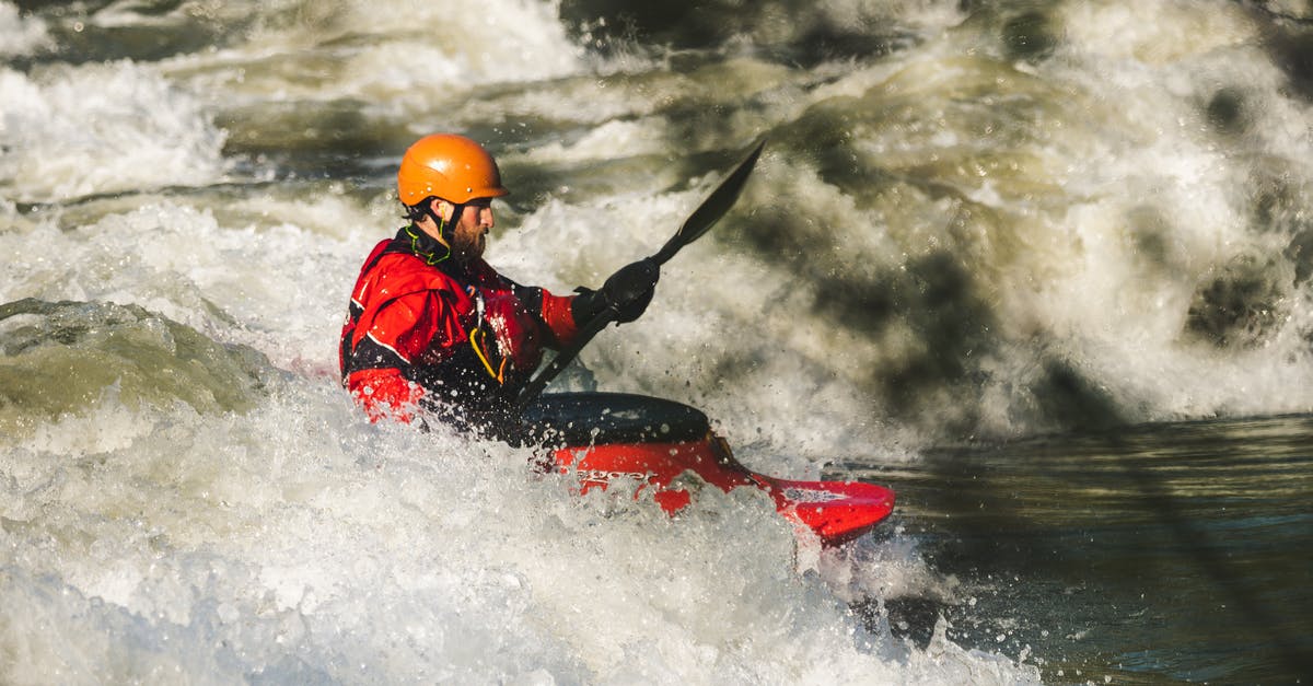 Which airlines are willing to take whitewater kayaks in luggage? - Man on Red Watercraft