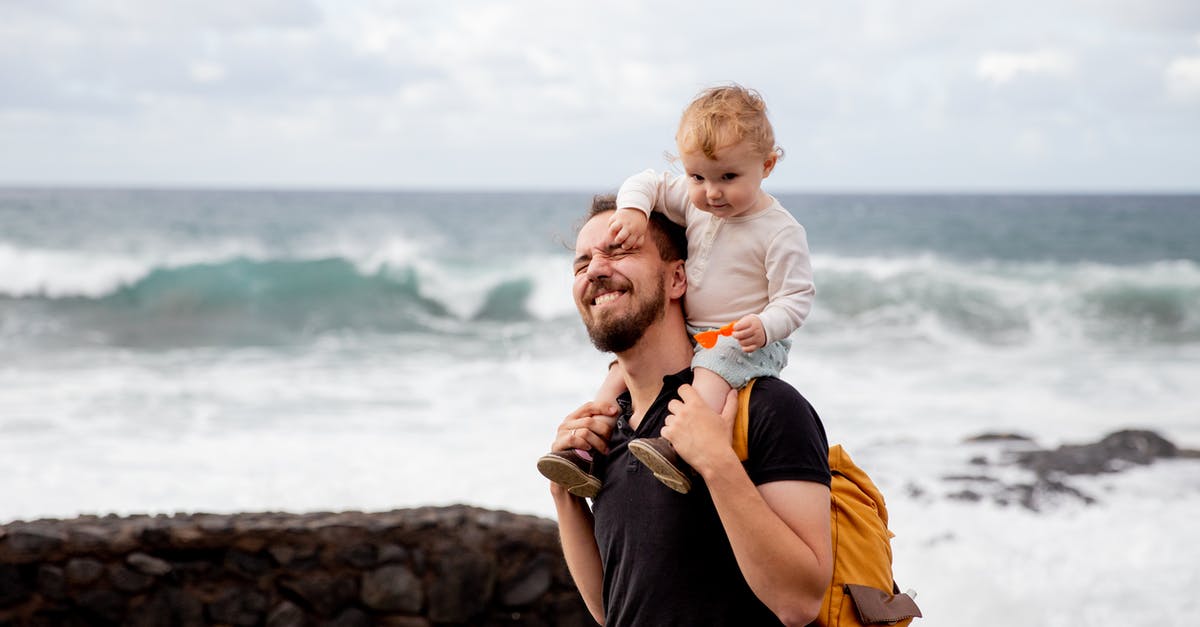Which brand of backpack should I carry so as to not stick out in Europe? - Man in Black Shirt Carrying Little Kid on His Shoulder Which brand of backpack should I carry so as to not stick out in Europe? - Man in Black Shirt Carrying Little Kid on His Shoulder