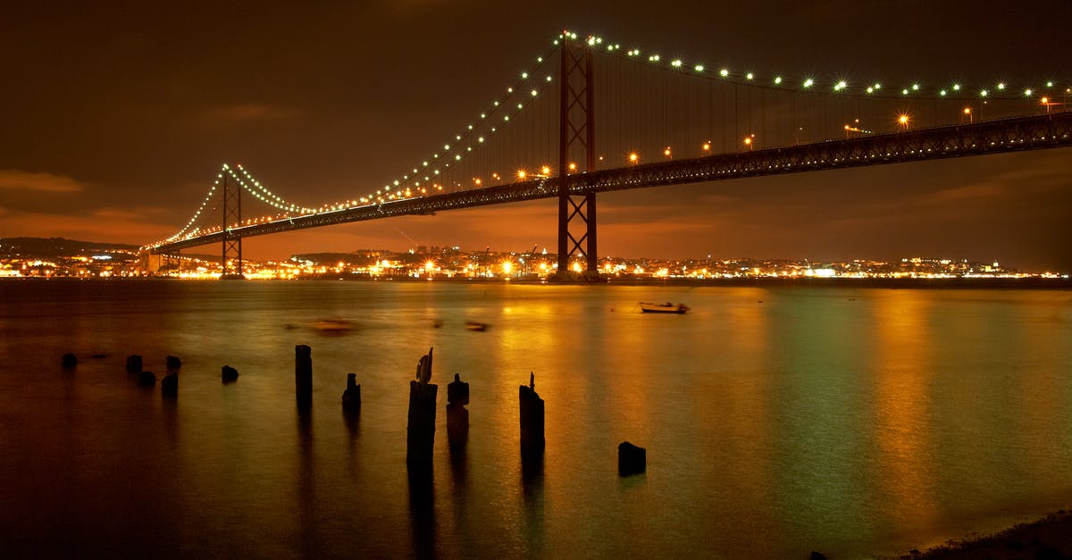 Which European cities are connected by convenient night boat? - Bridge during Nighttime