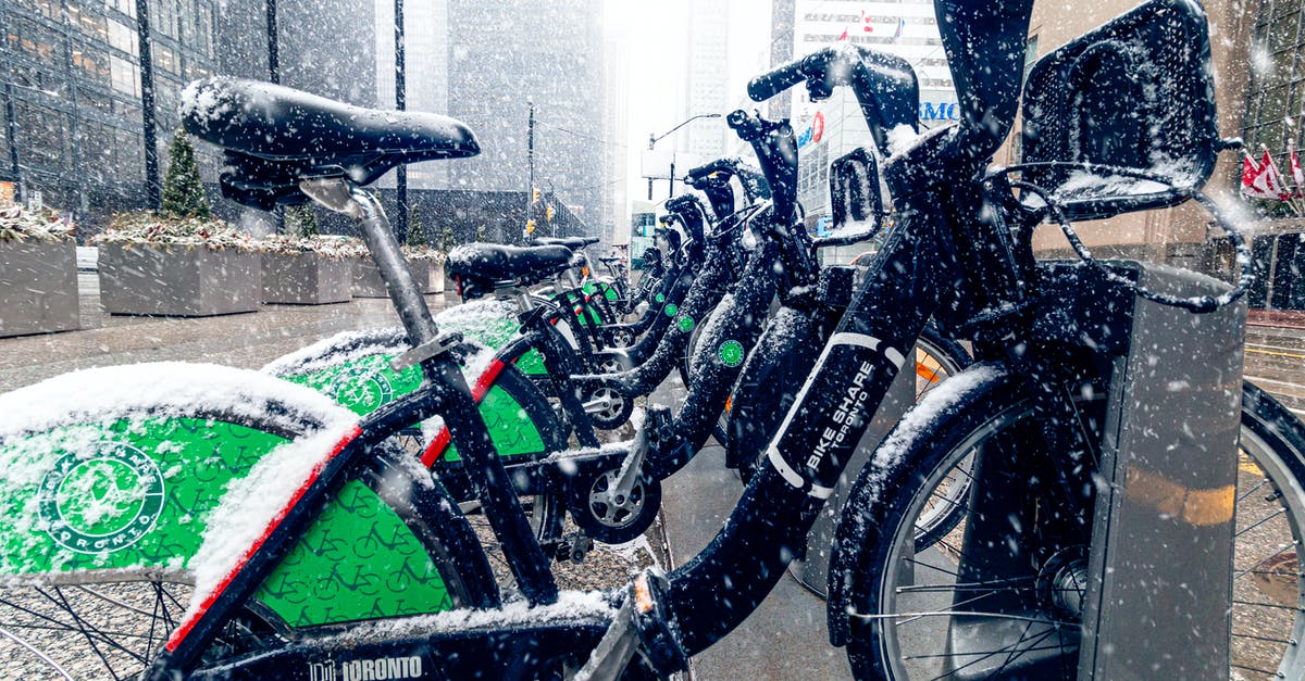 Which Operating Ontario Parks lack gatekeepers? - Snow on Parked Bikes