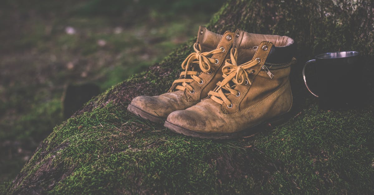 Which places would require hiking boots? - Brown Work Boots