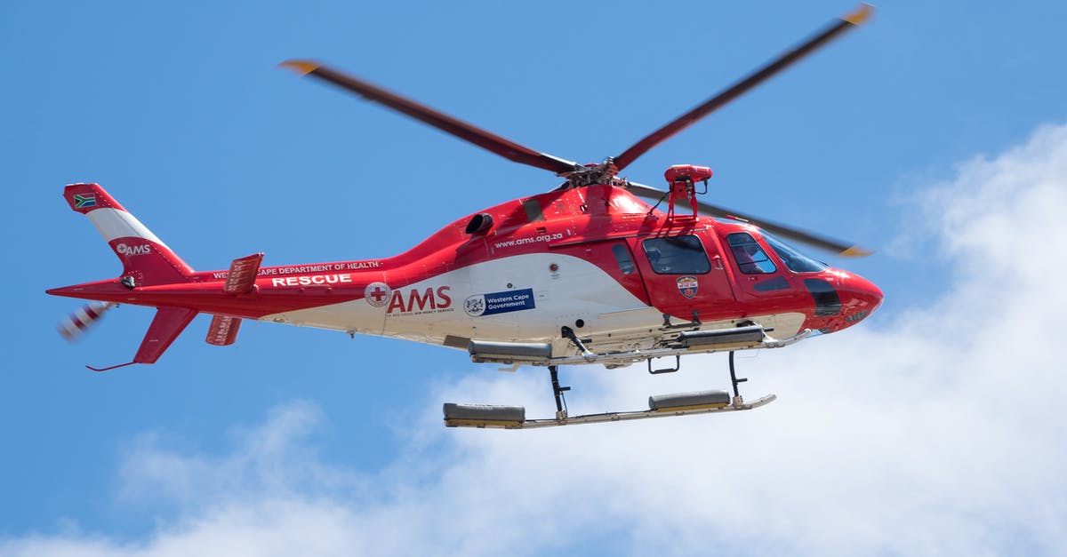 Who is responsible for flight delays caused by emergencies? - Photo Of Ams Helicopter In Flight