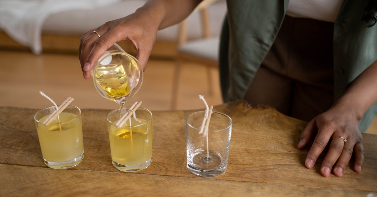 Why are airlines against the transferring of tickets to other persons? - A Person Transferring Candle Wax on an Empty Glass Bottle