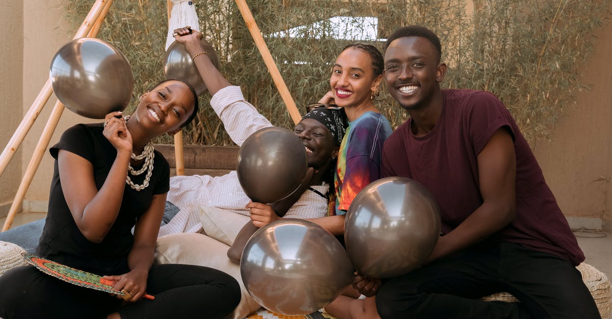 Why are balloons prohibited at Amsterdam Schiphol? - Free stock photo of africa, african, african woman