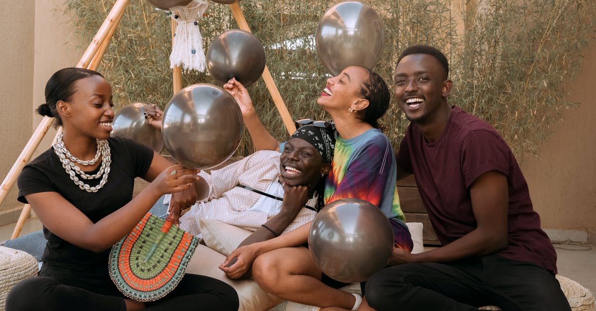 Why are balloons prohibited at Amsterdam Schiphol? - Free stock photo of africa, african, african woman