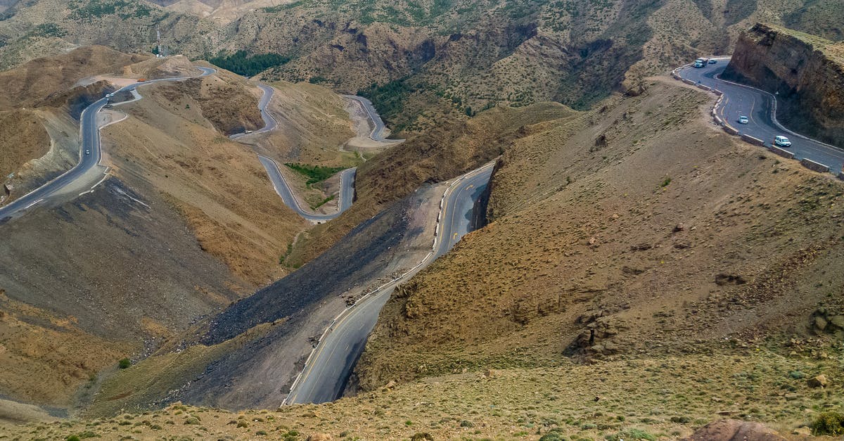 Why are Chinese mountains scaled by steps? (instead of winding paths) - Winding Road in Mountains 