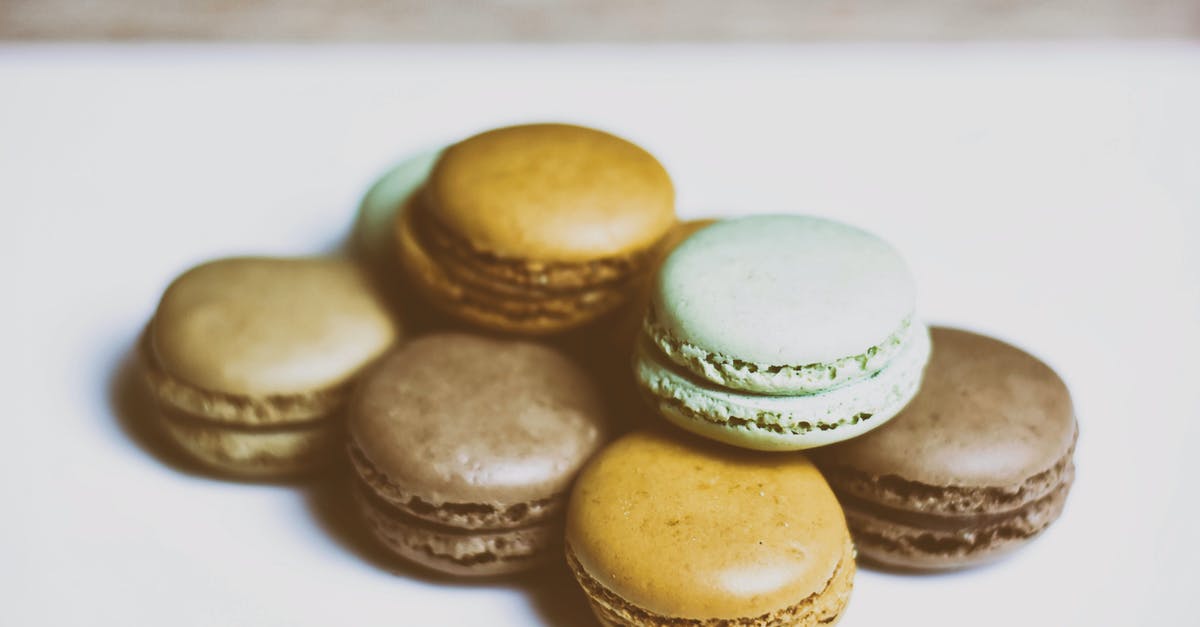 Why are French TGV prices different between Loco2 and Capitaine Train? - Delicious set of various macarons placed on white table close to each other