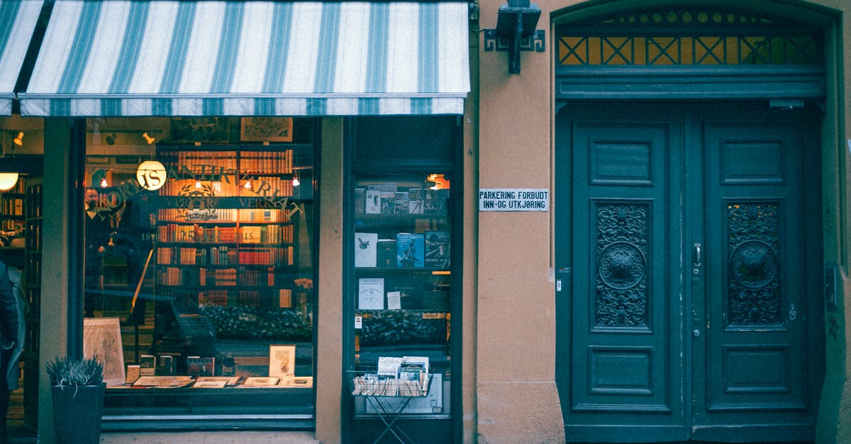 Why are some hotels asking you to book through Booking.com instead of matching the price at the front desk? - Bookstore building facade on pavement in city Why are some hotels asking you to book through Booking.com instead of matching the price at the front desk? - Bookstore building facade on pavement in city