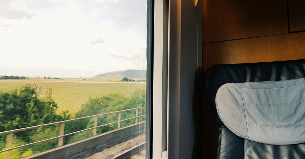 Why are there no seat belts on trains? - Train Window Side