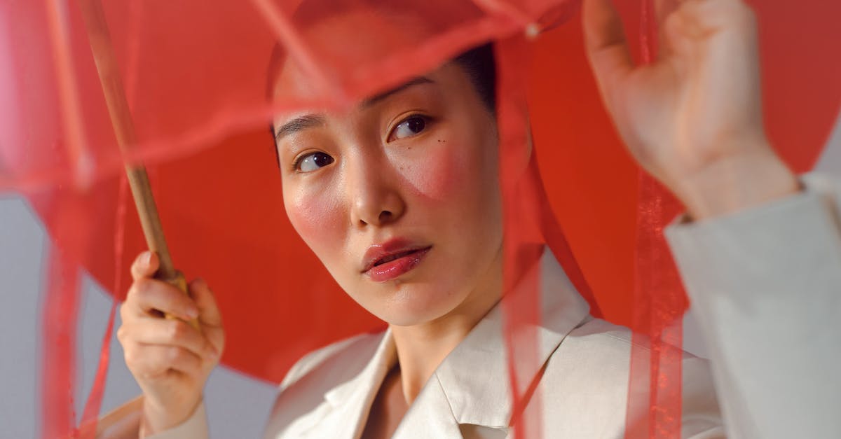 Why do the Japanese wear masks like Surgeons in Tokyo? [closed] - Woman in White Collared Shirt Holding Red Umbrella