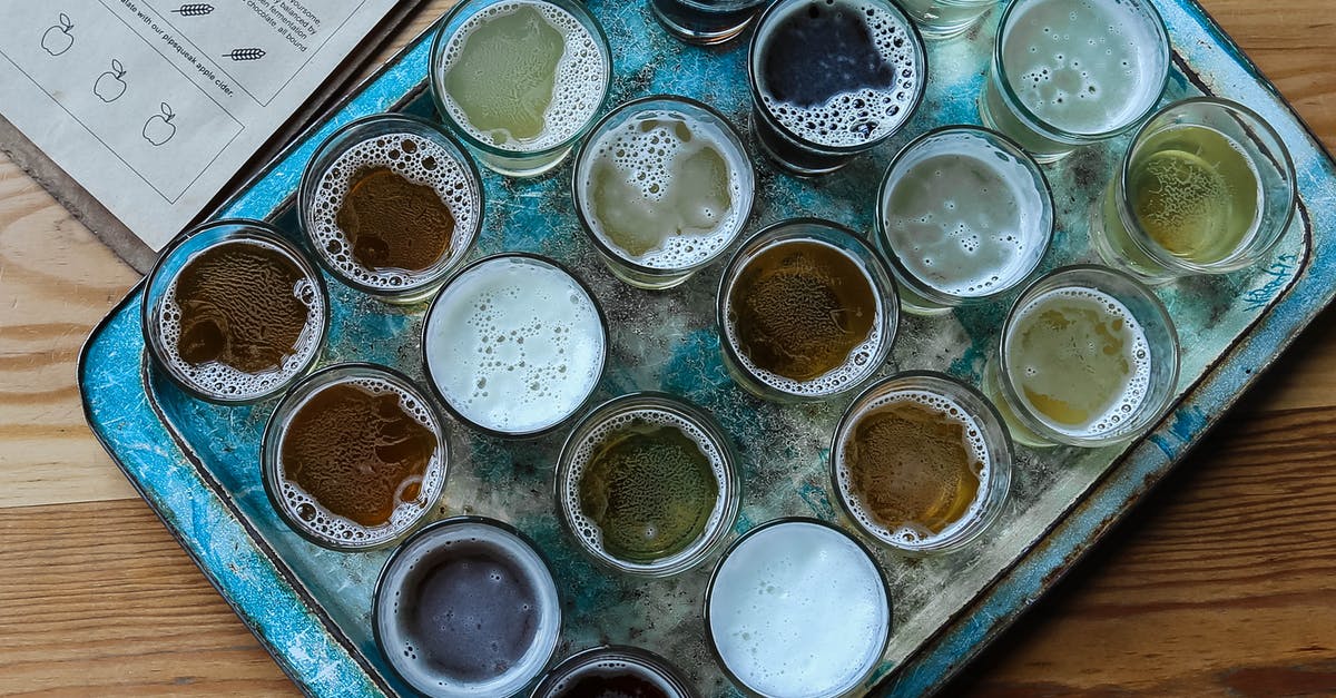 Why no cider in Bavaria? - Shot glasses Placed on Tabletop