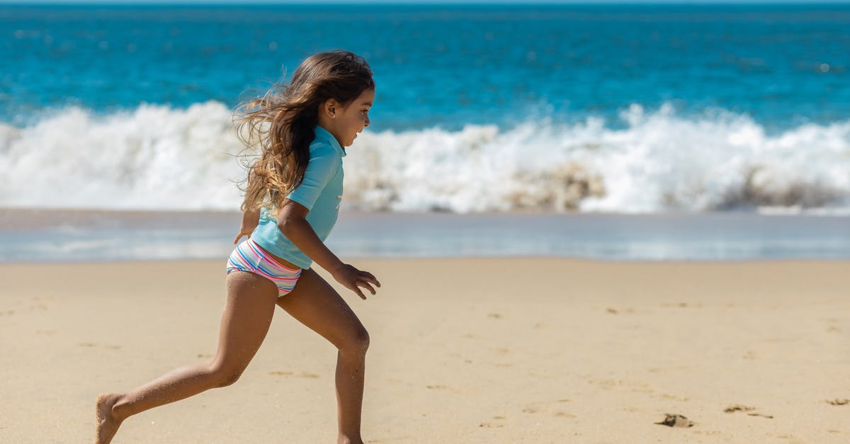 Why should you have travel insurance? - A Young Girl Running on the Beach