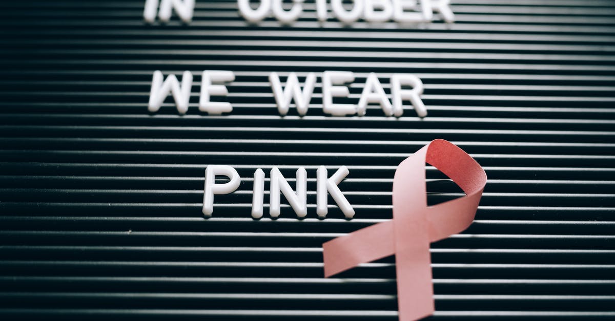 Why were we denied boarding? - A Letter Board with Breast Cancer Awareness Note