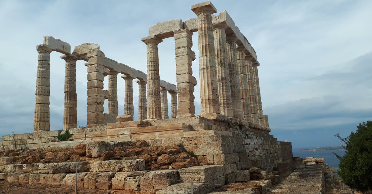 Why would a visitor destroy their travel document? - Ancient historic stone construction of Acropolis