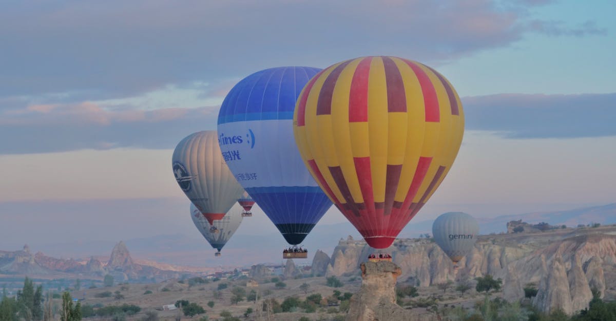 Why would I want a hard-shell suitcase (for air travel)? - Hot Air Balloons on Brown Field