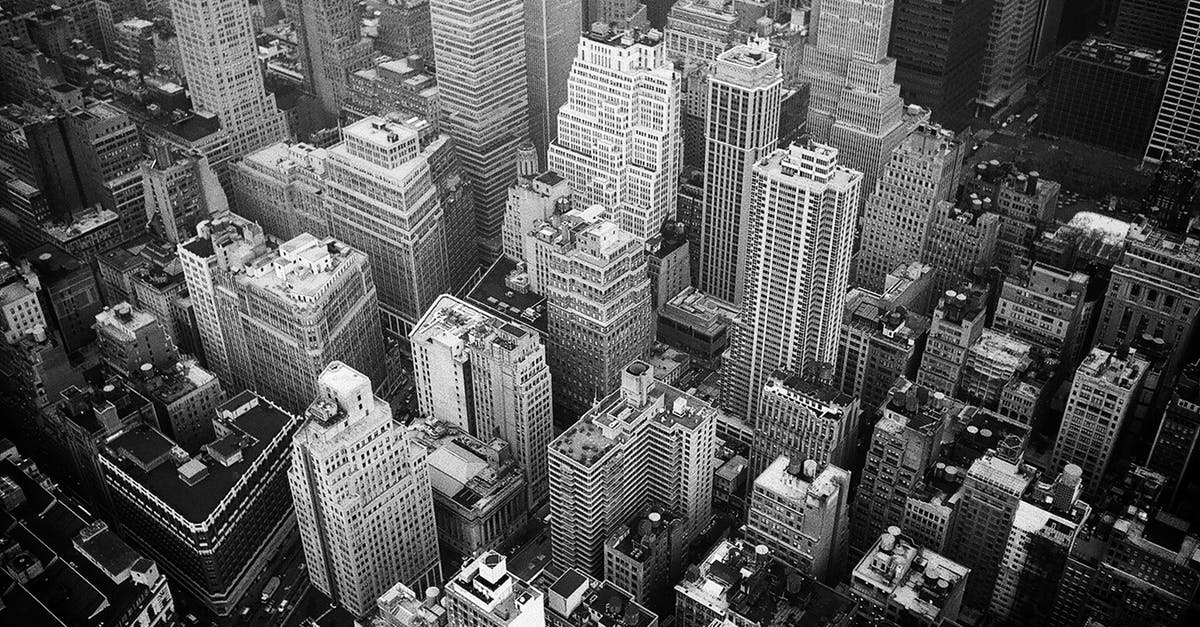 Will my NYC Learner's Permit allow me to travel domestically without a passport? - Aerial View and Grayscale Photography of High-rise Buildings