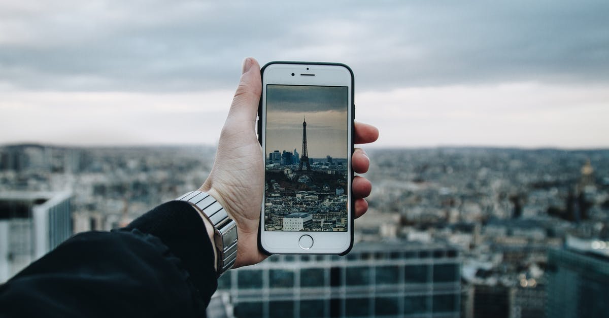 Winnipeg to Paris with connection at Chicago O'Hare - Man Taking Picture Of The City