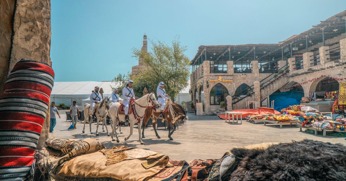 Would it be disrespectful for a Westerner to wear a thawb in the Arabian peninsula? - People Riding on Horses