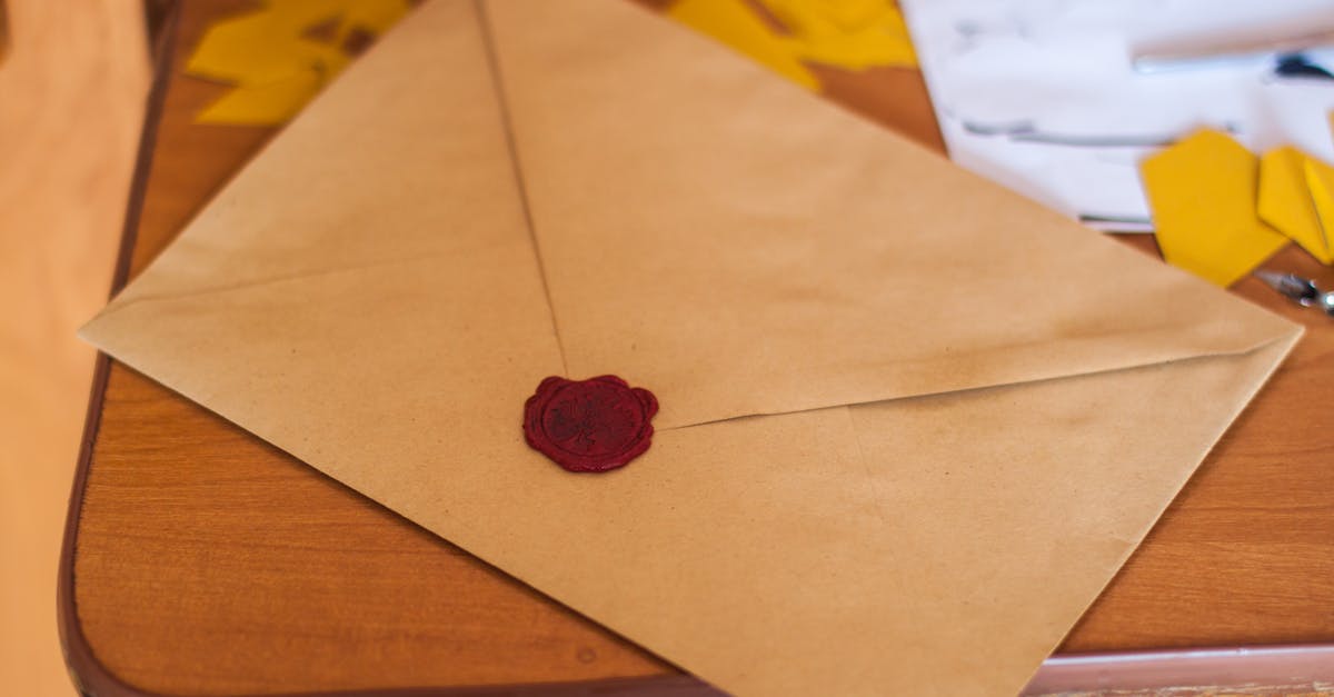 Writing a letter to the British Embassy in Manila [closed] - Brown Paper Envelope on Table