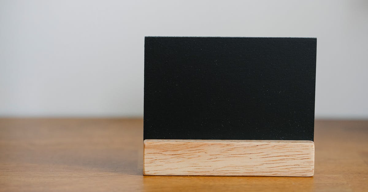 Wrong card holder entry - Name card on wooden table