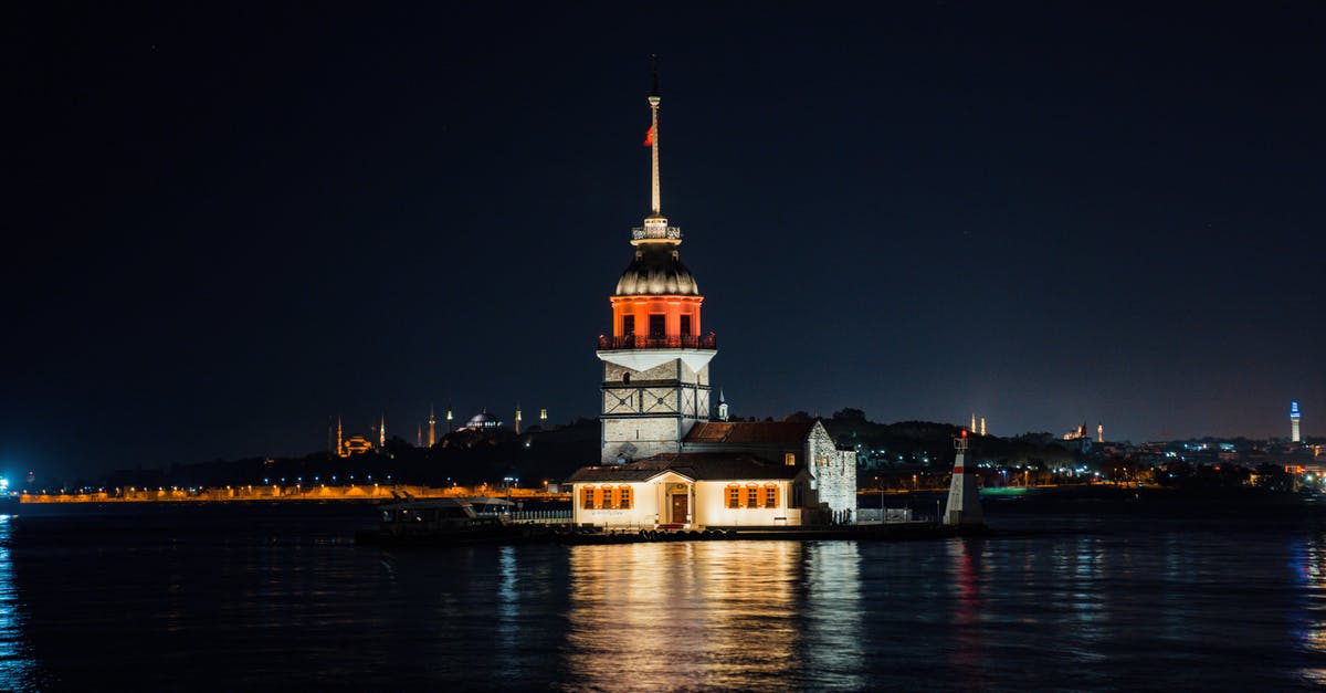 Yemeni Rial exchange in Istanbul - Lighthouse Tower with a Flag on Top 