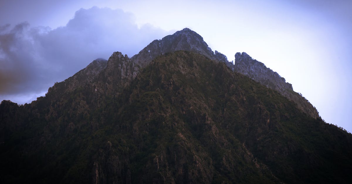 Yogyakarta to mount Merapi by scooter, possible? - Mountain Peak Under Purple Sky