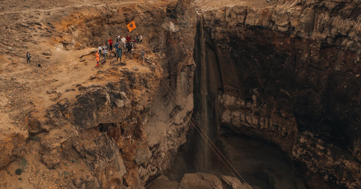 Zipline adventure operators in Jodhpur - People Standing on Cliff Edge